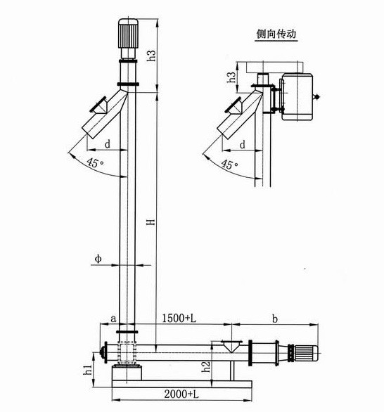 Vertical Screw Conveyor